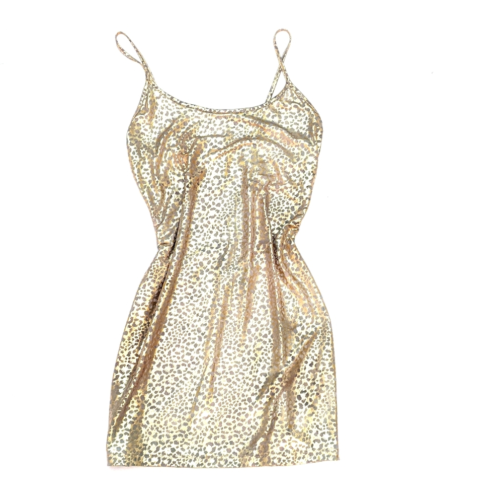 Cheetah Print Mini Dress